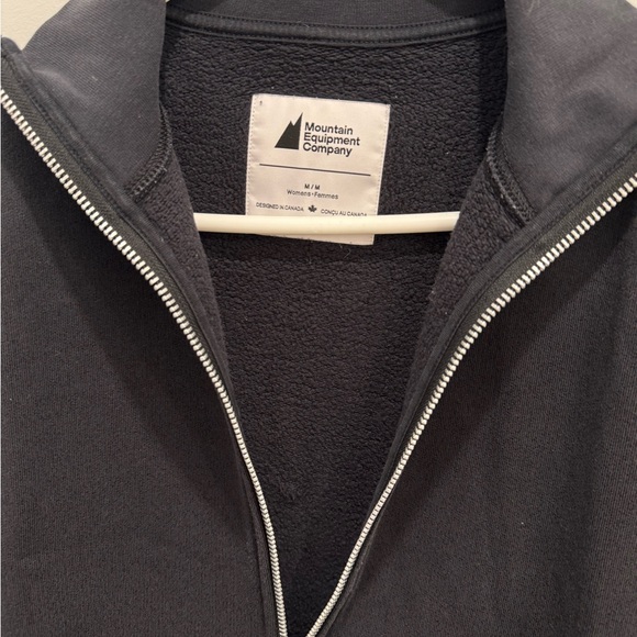 MEC Women's Black Zip-Up Sweater - Picture 3 of 3